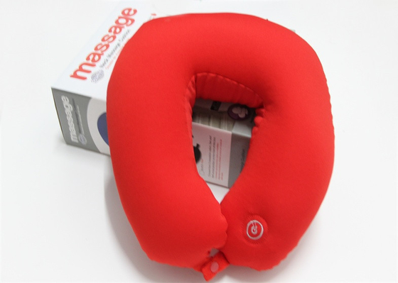 Relax foam beads U shape Electric Massage Pillow  , travel neck pillow