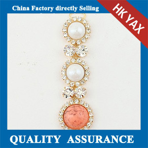 high end quality crystal rhinestone metal trim,best sale trim metal,China munufacturer metal trim for shoes