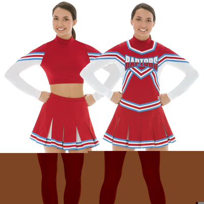 Cheer Team Metallic With Crytals Rhinestones Of Cheerleading Wear With Bows