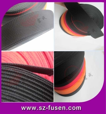 Colourful Woven 100% Nylon Strap Webbing For Backpack / Belt / Sports