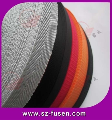 Colourful Woven 100% Nylon Strap Webbing For Backpack / Belt / Sports