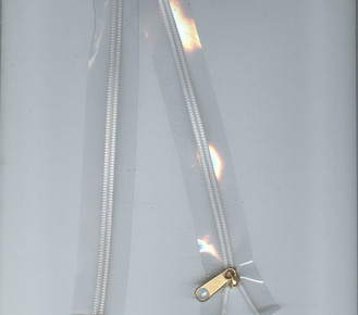 Professional PVC Clear 60cm Zipper Teeth for Transparent Raincoat