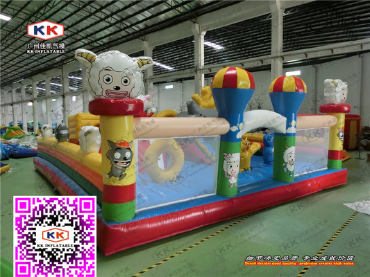 Home Garden Inflatable Fun Park Toddler Bouncing Games customized