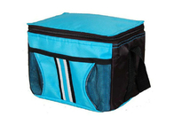 600D Polyester Promotional Cooler Bags with Customized Zipper Closure
