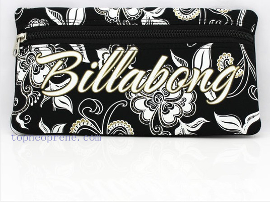 custom zipper pencil pouch case makeup bag holder neoprene