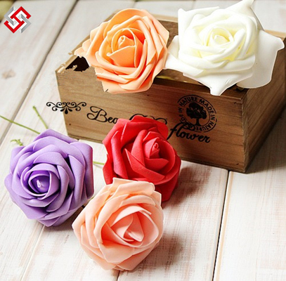 artificial foam material rose flower wedding decor flower wrist corsage