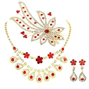 Exquisite Handmade Animal Jewelry Necklace Earrings Crown for Womens , Girls