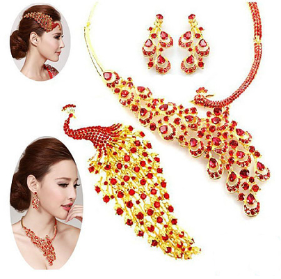 Exquisite Handmade Animal Jewelry Necklace Earrings Crown for Womens , Girls
