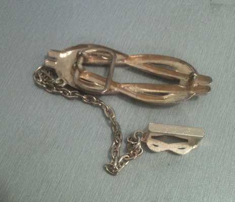 Gold Alloy Cloth Belt Buckle
