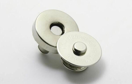 Metal buckle snap fastener button magnets  strong nickel whiteboard magnetic button