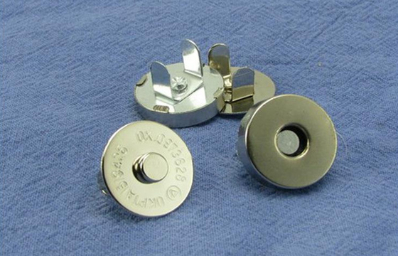 Metal buckle snap fastener button magnets  strong nickel whiteboard magnetic button