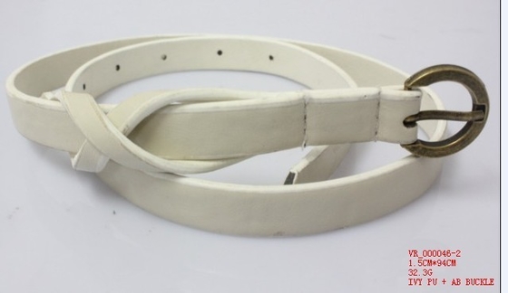 Aurichalceous and silver Buckle Cloth Belts For Women , costume belts