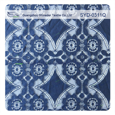 Beautiful Geometric  Nylon  Cotton lace fabric SYD-0311Q
