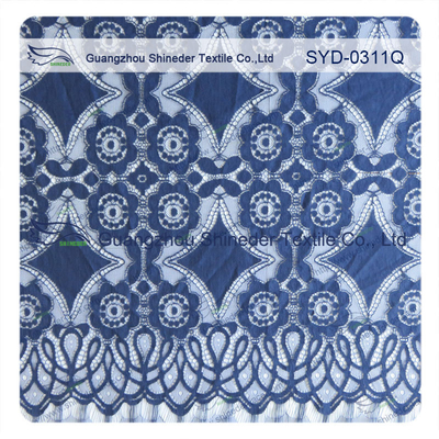 Beautiful Geometric  Nylon  Cotton lace fabric SYD-0311Q