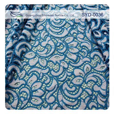 Beautiful two tone  Nylon  Cotton lace fabric SYD-0036