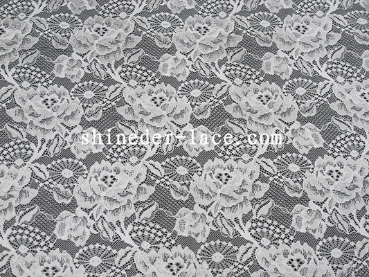 150cm width nylon lace fabric floral/special leaf pattern for women's garment SYD-0170