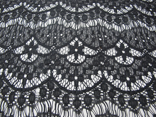 New arrival nylon hollow scalloped fabric lace dress garment accessory(CY-DK0039)