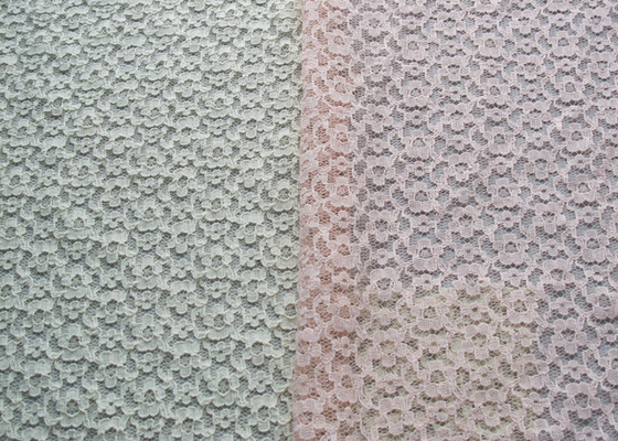 Eco-Friendly Cotton Nylon Lace Fabric For Home Decoration Durable CY-LW0148