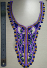 Beautiful Purple Design Poly Cotton Motif With Fashional Style