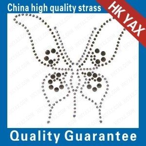 fashion design butterfly design hotfix patterns;china factory hotfix patterns motif;best price patterns hotfix motif