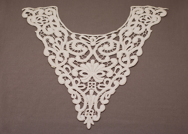 White Embroidery Cotton Crochet Lace Collar for Women Dress