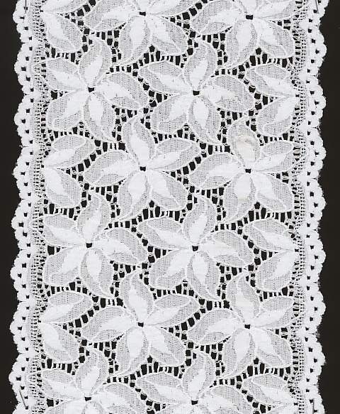 White Decorative Lace Trim  Flower Pattern in various size and Flower Pattern