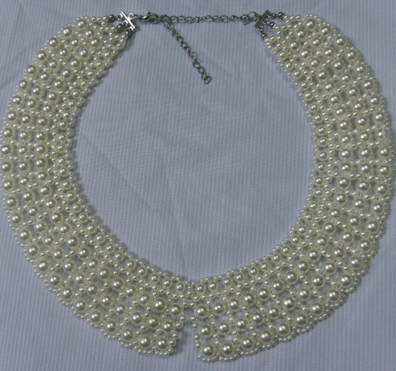 Various Circles Women Dress Chain and  Bead Collar OEM and ODM