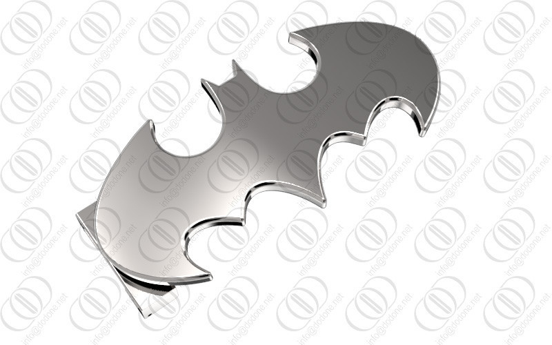 Silver Stainless Steel Batman Belt Buckle Mirror Shiny Polished