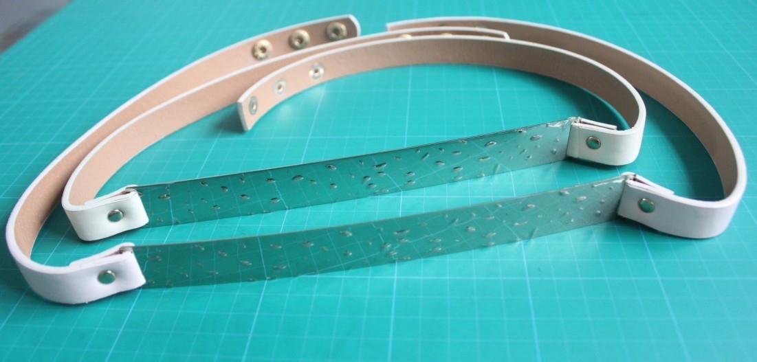 Custom 3cm gold metal plate fashion cloth belts for female , PU and Iron belt