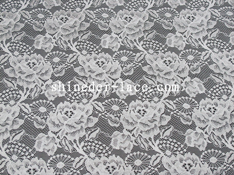 150cm width nylon lace fabric floral/special leaf pattern for women's garment SYD-0170