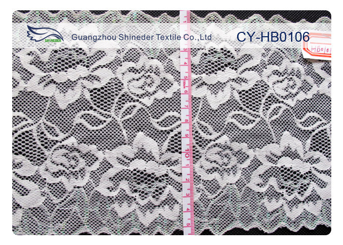 OEM / ODM Design Nylon Lace with Elastic Material For Shirt CY-HB0106