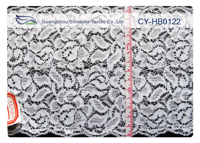 Fashion Cotton Nylon Lace Fabric Water Soluble , 15cm Width CY-HB0122